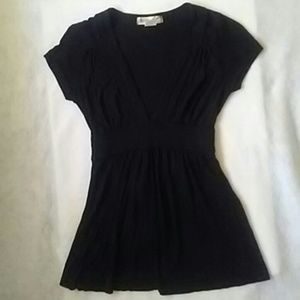 Bijubi Plunge Neck Blouse